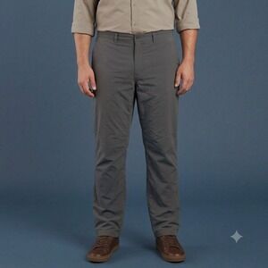 REI Hiking Pants Men's 40x32 Gray Nylon Outdoor Trail